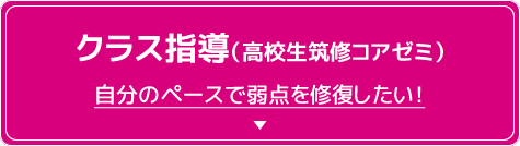 クラス指導（高校生筑修コアゼミ） 自分のペースで弱点を修復したい！