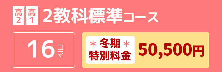 高2高1：2教科標準コース