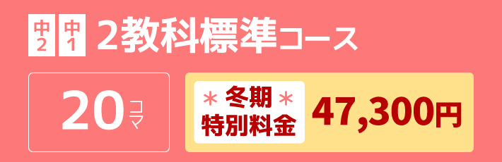 中2中1：2教科標準コース